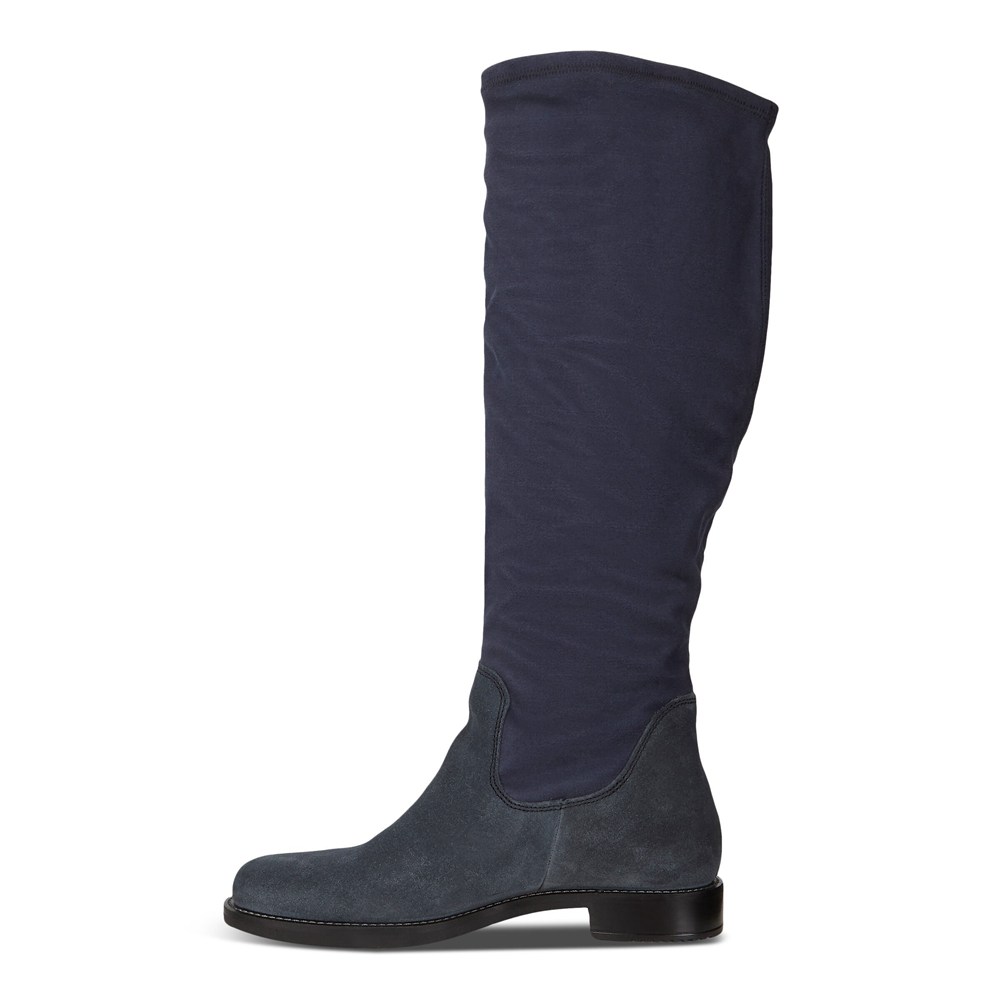 Botas Mujer - ECCO Sartorelle 25 High-Cut - Azul Marino - RVG681057